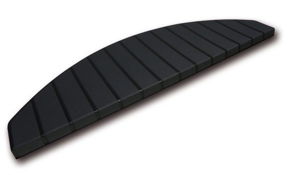 zwarte trapmatten van kunststof met anti slip